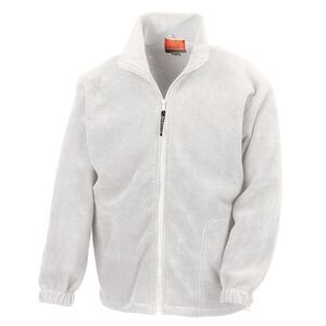 Result Unisex Adult Polartherm Fleece Jacket / White